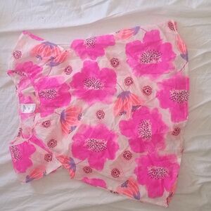 Oshkosh bgosh neon flower blouse sz 4t